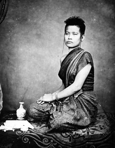 En siamesisk prinsessa, ca 1860